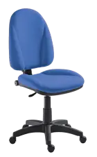 444/MEK židle kancelářská, koženka AN 067 - koženka nebeská modrá